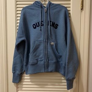 Big ⬇️ BLUE MARLIN warm zip-up hoodie.